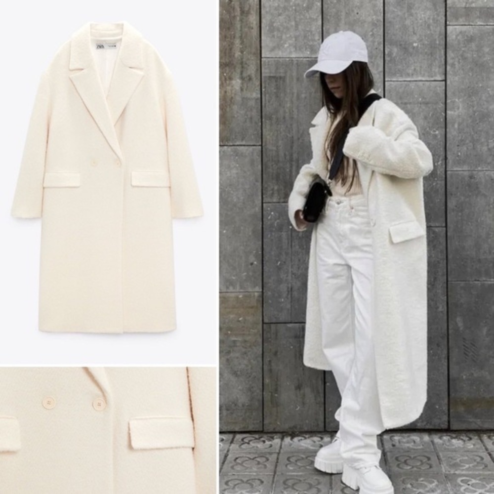 Zara textured coat